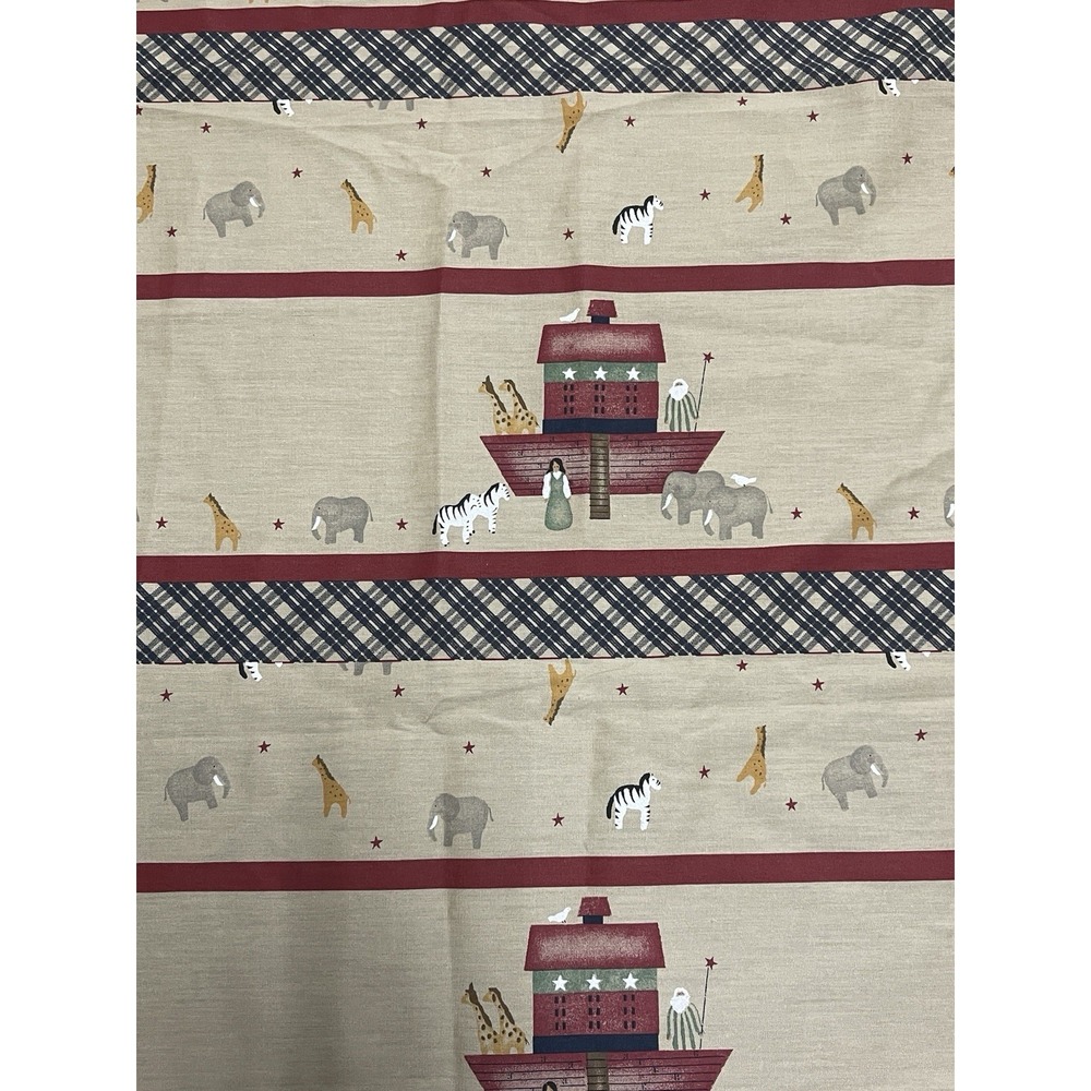 PAST AND PRESENTS NOAH'S ARK STRIPE FROM DAISY KINGDOM - 100%  COTTON FABRIC1995